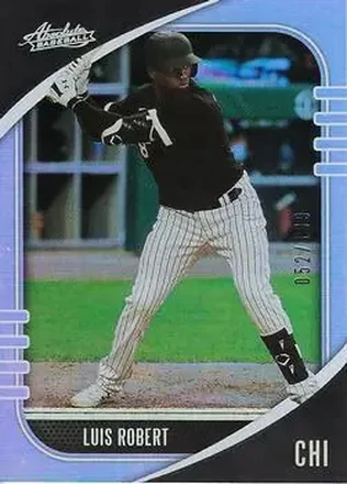 2021 Panini Absolute - Holo Silver #40 - Luis Robert Jr. - Chicago White Sox