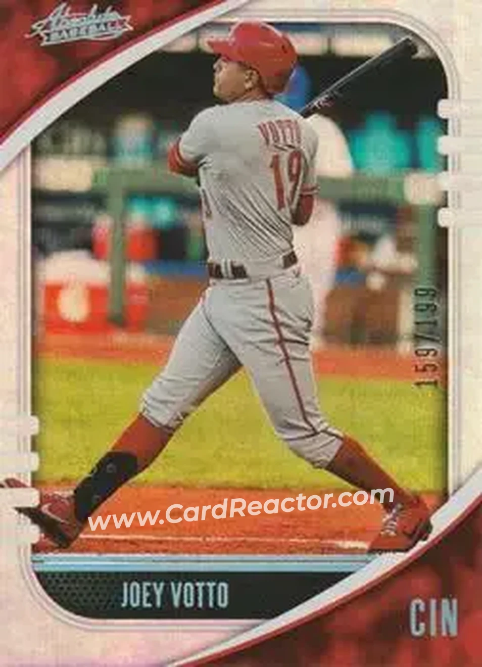 2021 Panini Absolute - Holo Silver #41 - Joey Votto - Cincinnati Reds - Front 2021 Panini Absolute - Holo Silver #41 - Joey Votto - Cincinnati Reds - Front