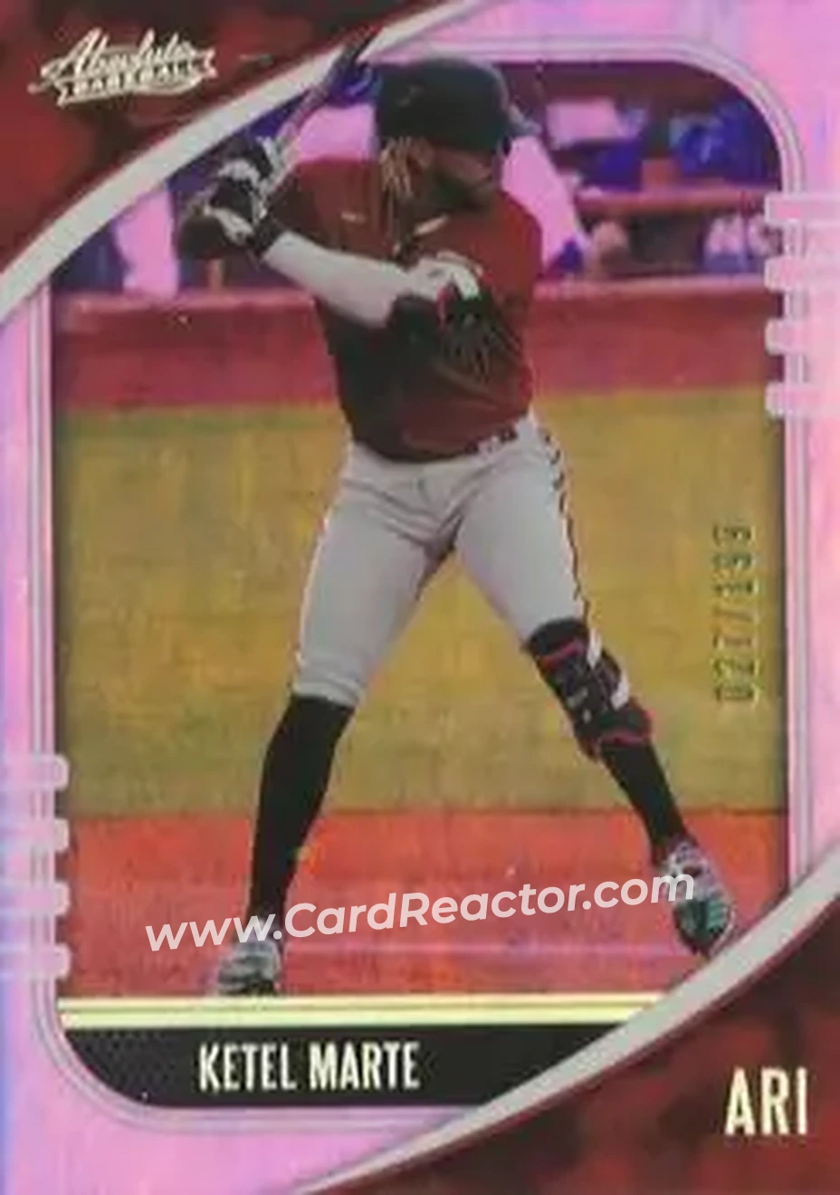 2021 Panini Absolute - Holo Silver #43 - Ketel Marte - Arizona Diamondbacks - Front