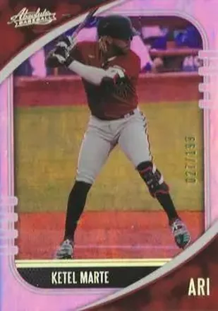2021 Panini Absolute - Holo Silver #43 - Ketel Marte - Arizona Diamondbacks