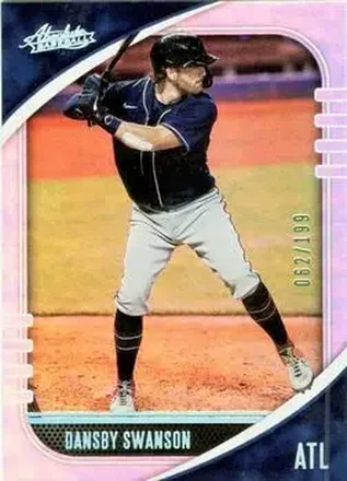 2021 Panini Absolute - Holo Silver #48 - Dansby Swanson - Atlanta Braves