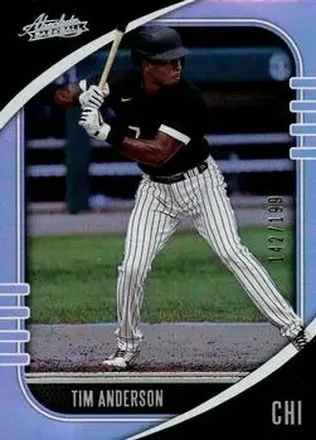 2021 Panini Absolute - Holo Silver #49 - Tim Anderson - Chicago White Sox