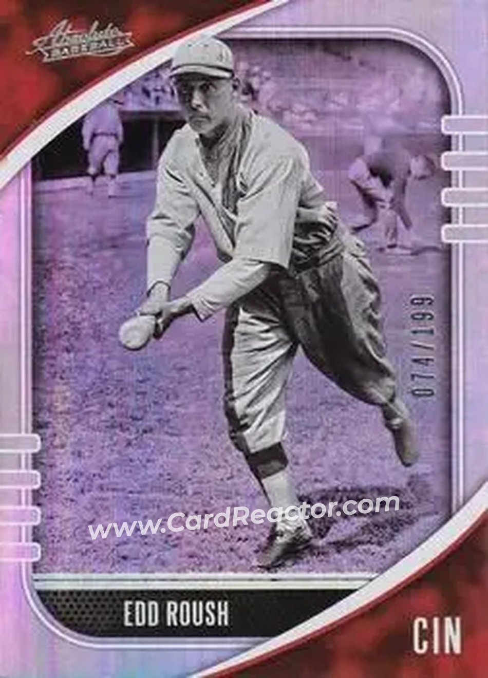 2021 Panini Absolute - Holo Silver #70 - Edd Roush - Cincinnati Reds - Front