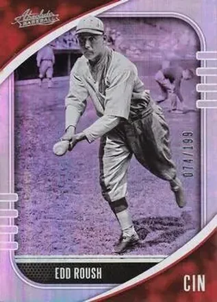 2021 Panini Absolute - Holo Silver #70 - Edd Roush - Cincinnati Reds