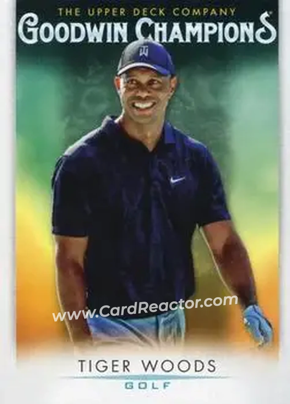 2021 Upper Deck Goodwin Champions #25 - Tiger Woods - Front