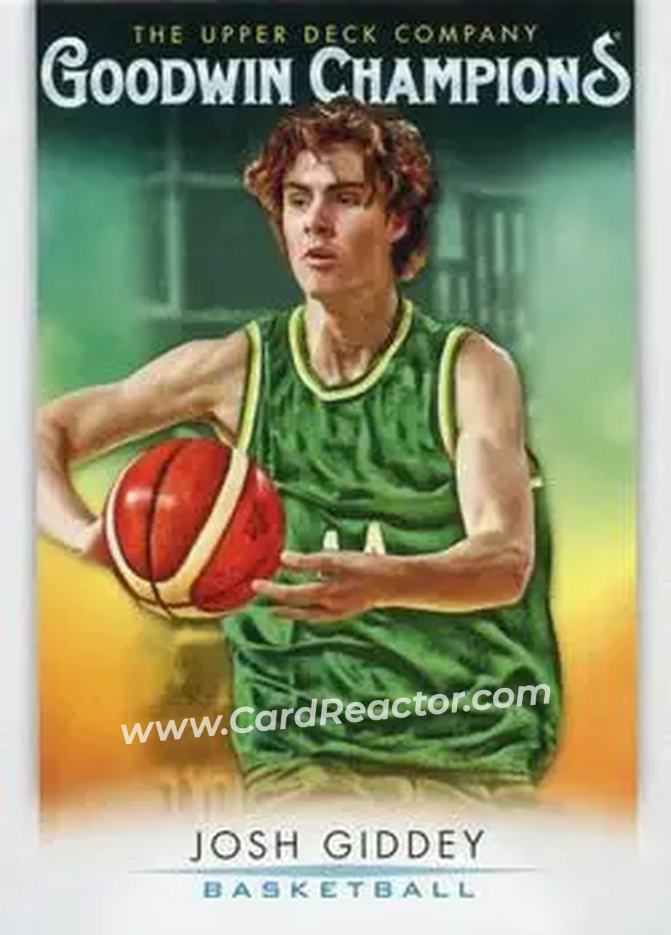 2021 Upper Deck Goodwin Champions #26 - Josh Giddey - Front