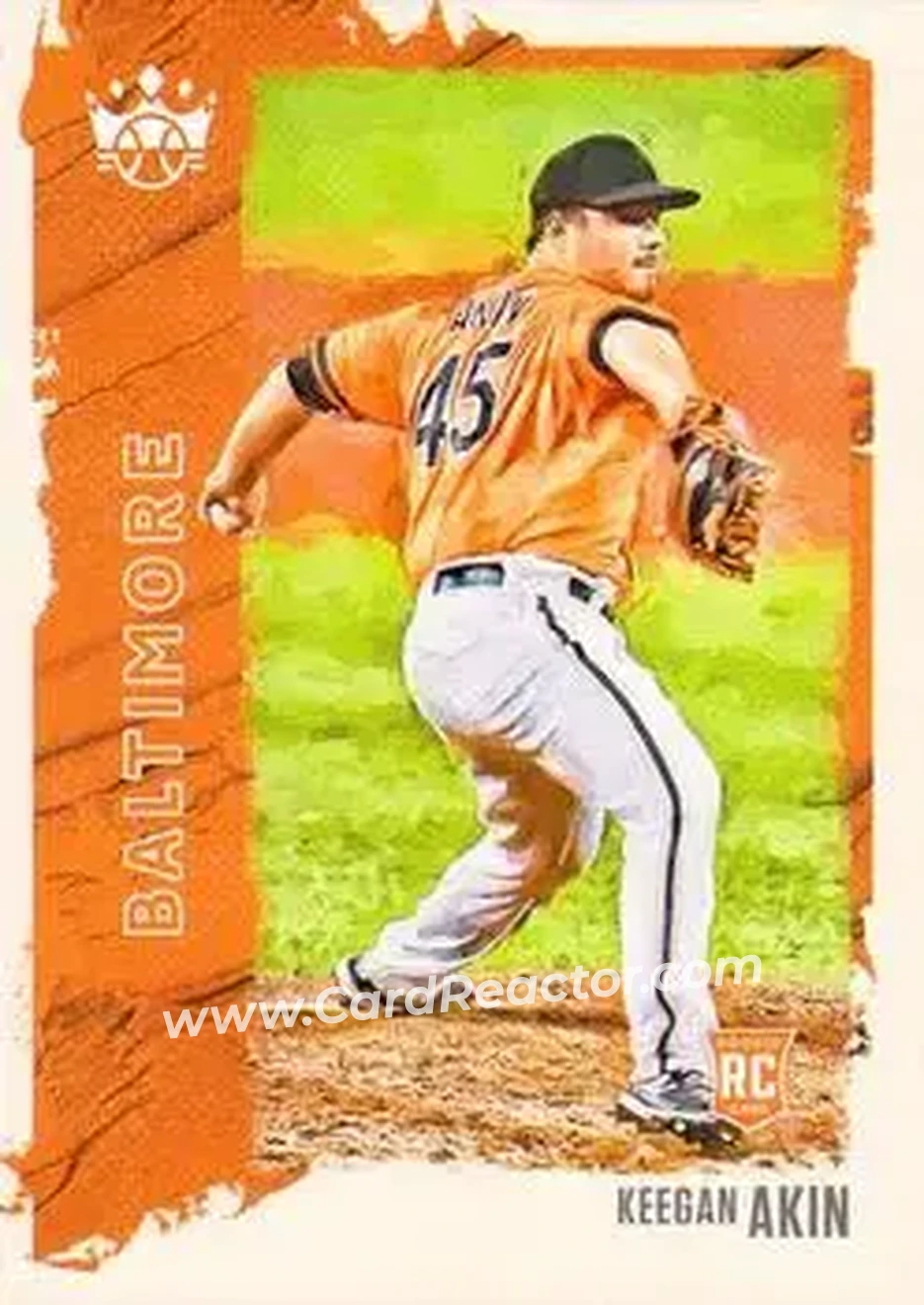 2021 Panini Diamond Kings #35 - Keegan Akin - Baltimore Orioles - Front