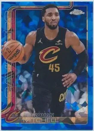 2025-26 Topps Chrome Sapphire Edition #69 - Donovan Mitchell - Cleveland Cavaliers 2025-26 Topps Chrome Sapphire Edition #69 - Donovan Mitchell - Cleveland Cavaliers
