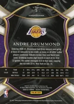 Back of Andre Drummond