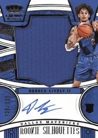 2023-24 Panini Crown Royale #105 - Dereck Lively II - Dallas Mavericks