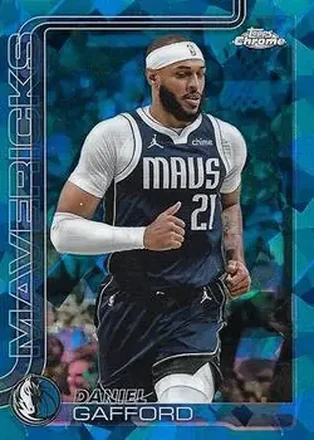 2025-26 Topps Chrome Sapphire Edition #78 - Daniel Gafford - Dallas Mavericks