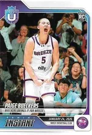 2026 Panini Instant Unrivaled #27 - Paige Bueckers - Breeze 2026 Panini Instant Unrivaled #27 - Paige Bueckers - Breeze