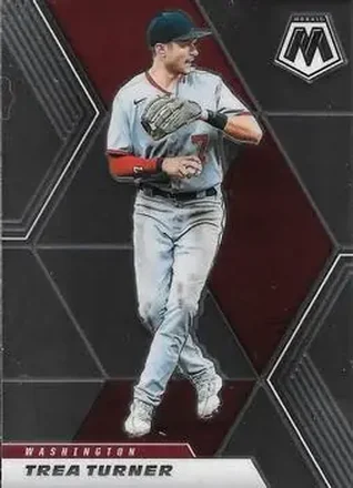 2021 Panini Mosaic #22 - Trea Turner - Washington Nationals
