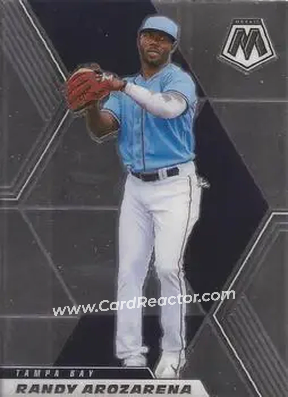 2021 Panini Mosaic #25 - Randy Arozarena - Tampa Bay Rays - Front