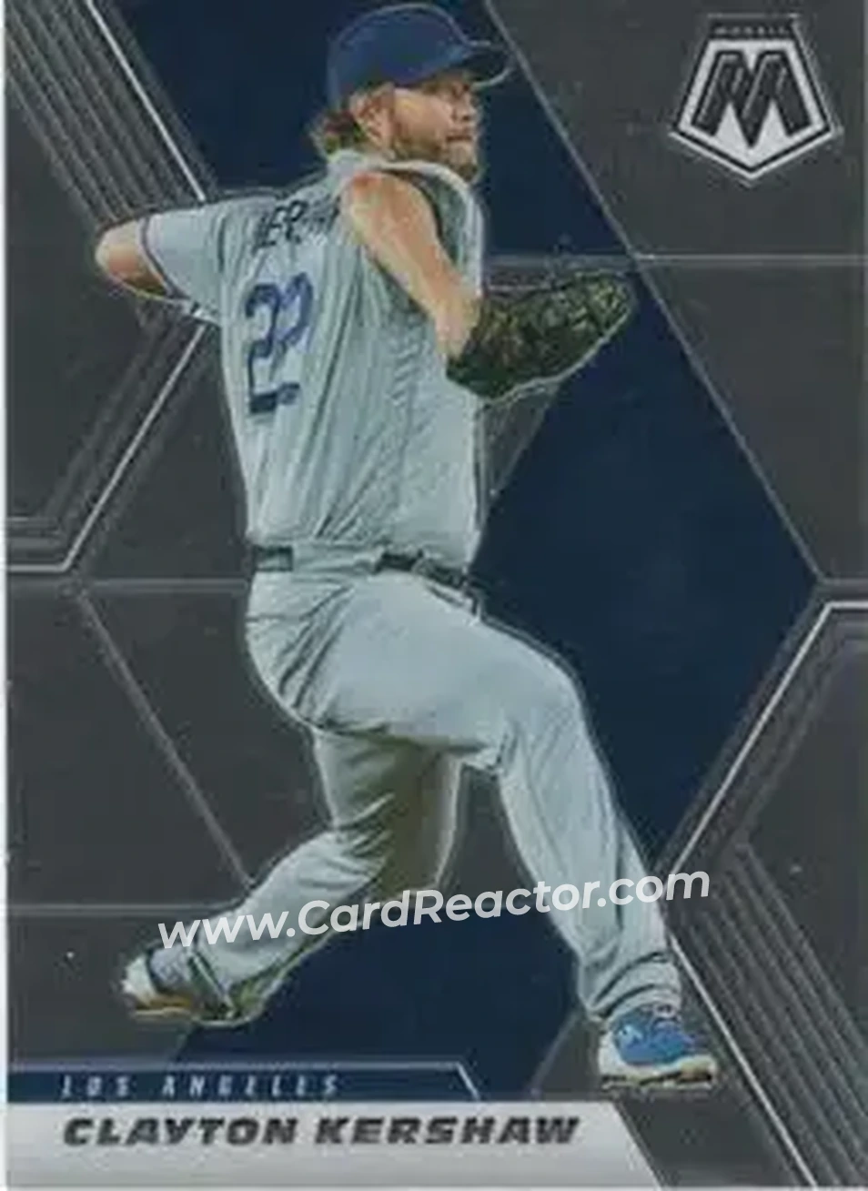 2021 Panini Mosaic #32 - Clayton Kershaw - Los Angeles Dodgers - Front 2021 Panini Mosaic #32 - Clayton Kershaw - Los Angeles Dodgers - Front