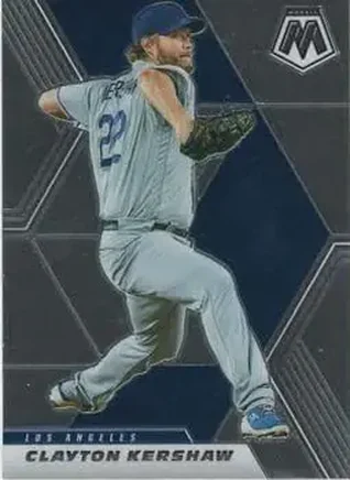 2021 Panini Mosaic #32 - Clayton Kershaw - Los Angeles Dodgers