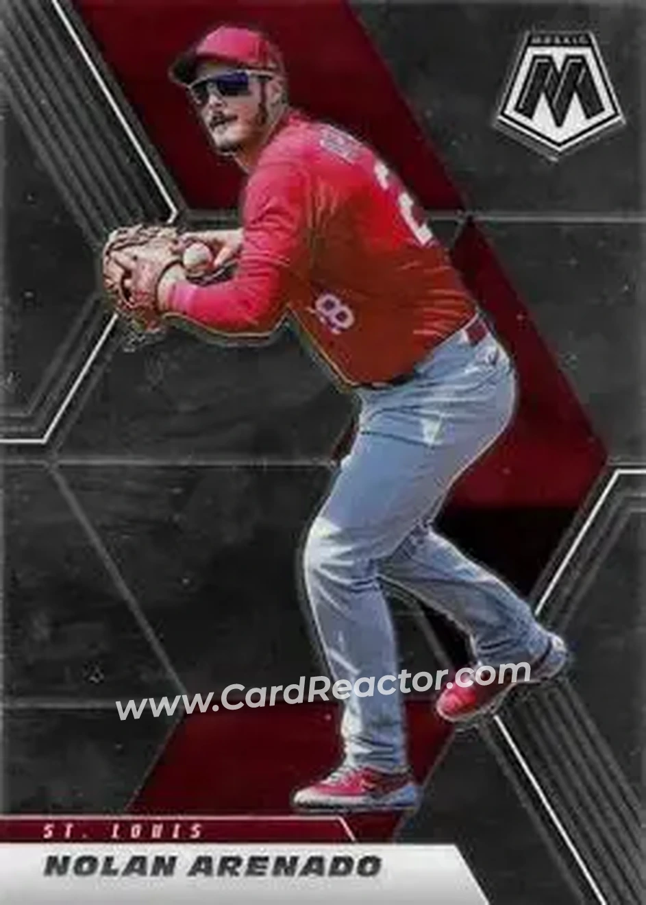 2021 Panini Mosaic #34 - Nolan Arenado - St. Louis Cardinals - Front
