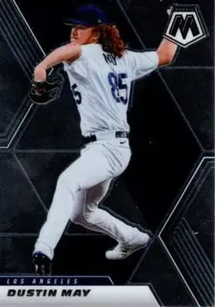 2021 Panini Mosaic #35 - Dustin May - Los Angeles Dodgers