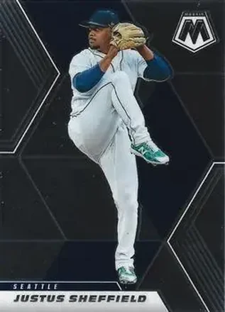 2021 Panini Mosaic #36 - Justus Sheffield - Seattle Mariners