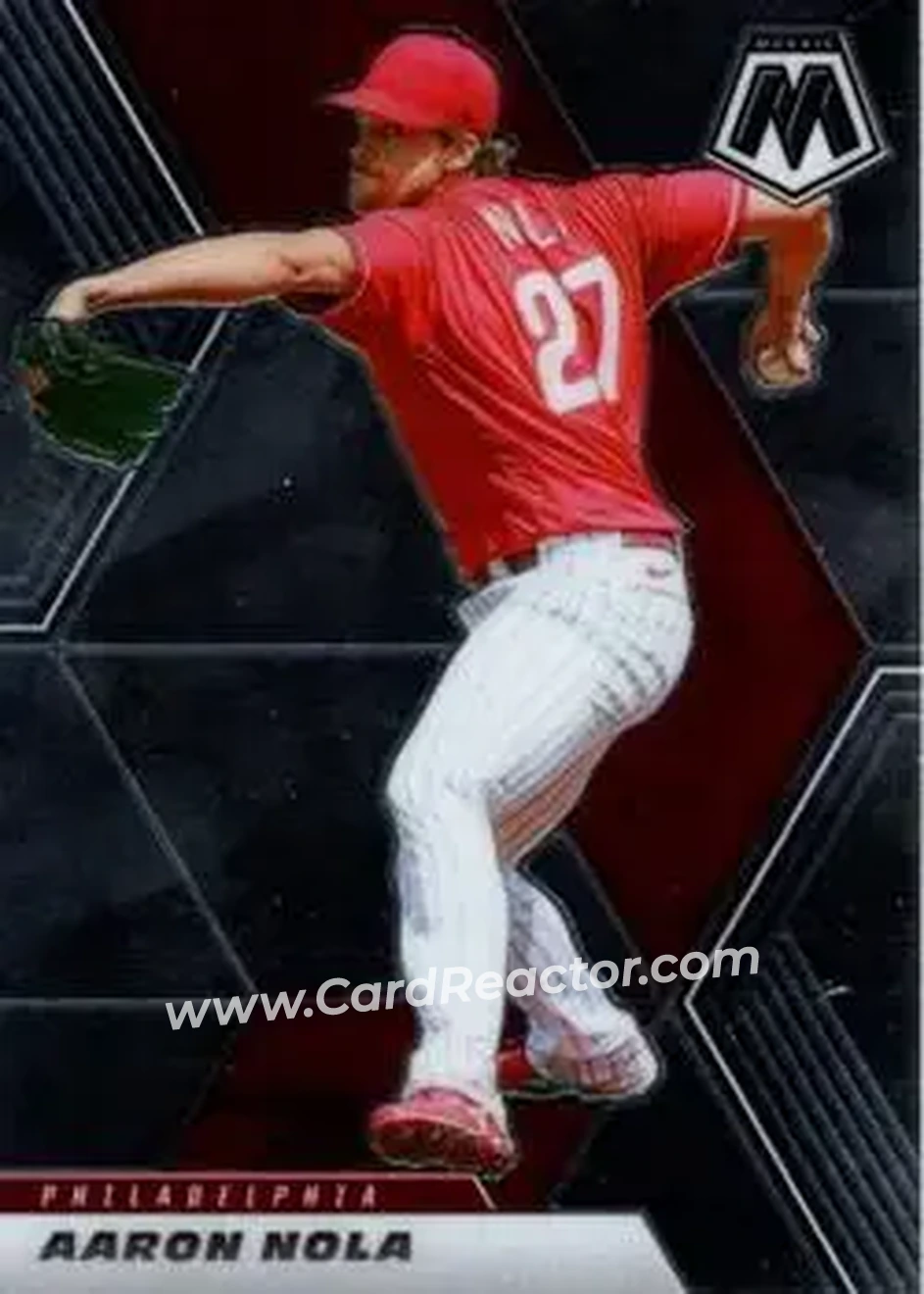 2021 Panini Mosaic #40 - Aaron Nola - Philadelphia Phillies - Front