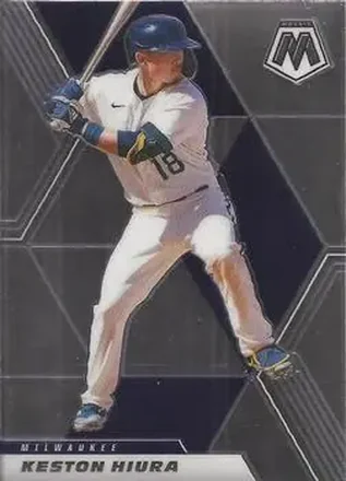 2021 Panini Mosaic #43 - Keston Hiura - Milwaukee Brewers