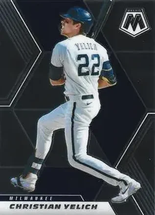 2021 Panini Mosaic #47 - Christian Yelich - Milwaukee Brewers