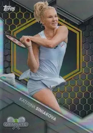 2026 Topps Graphite - Gold Refractor #37 - Katerina Siniakova