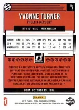 Back of Yvonne Turner