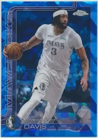 2025-26 Topps Chrome Sapphire Edition #96 - Anthony Davis - Dallas Mavericks 2025-26 Topps Chrome Sapphire Edition #96 - Anthony Davis - Dallas Mavericks