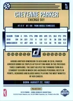 Back of Cheyenne Parker-Tyus