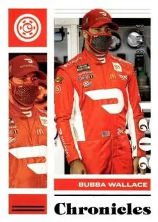 2021 Panini Chronicles - Blue #2 - Bubba Wallace - 23XI Racing