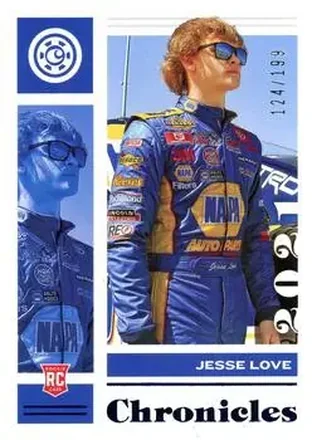 2021 Panini Chronicles - Blue #11 - Jesse Love - Bill McAnally Racing