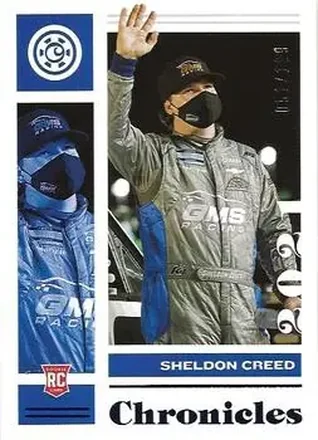 2021 Panini Chronicles - Blue #17 - Sheldon Creed - GMS Racing