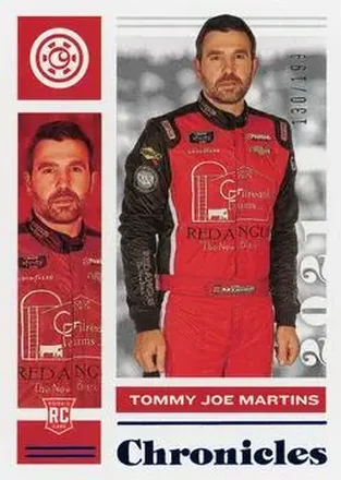 2021 Panini Chronicles - Blue #18 - Tommy Joe Martins - Martins Motorsports