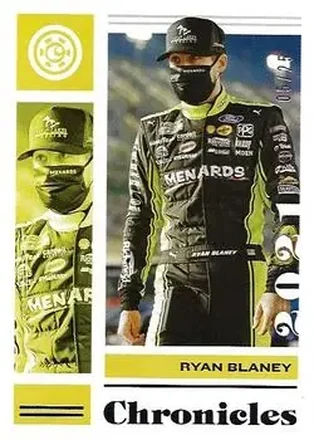 2021 Panini Chronicles - Purple #16 - Ryan Blaney - Team Penske