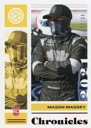 2021 Panini Chronicles - Red #9 - Mason Massey - B.J. McLeod Motorsports