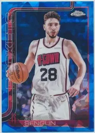 2025-26 Topps Chrome Sapphire Edition #98 - Alperen Sengun - Houston Rockets