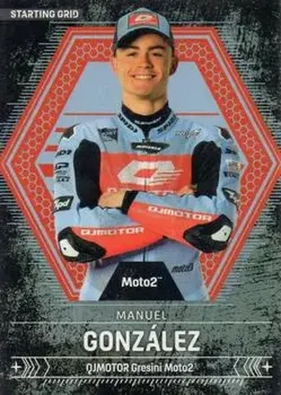 2024 Panini 75 MotoGP #99 - Manuel Gonzalez - QJMOTOR Gresini Moto2