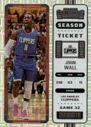 2022-23 Panini Contenders #71 - John Wall - Los Angeles Clippers