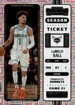 2022-23 Panini Contenders #72 - LaMelo Ball - Charlotte Hornets