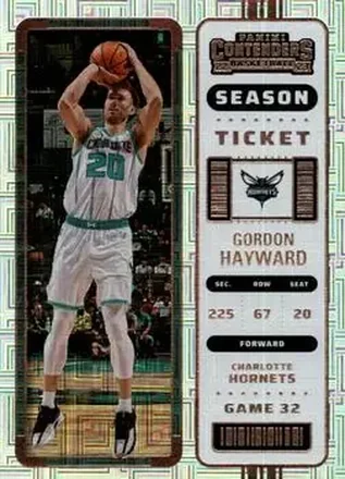 2022-23 Panini Contenders #74 - Gordon Hayward - Charlotte Hornets