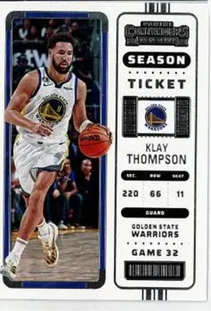 2022-23 Panini Contenders #79 - Klay Thompson - Golden State Warriors