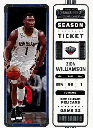 2022-23 Panini Contenders #85 - Zion Williamson - New Orleans Pelicans