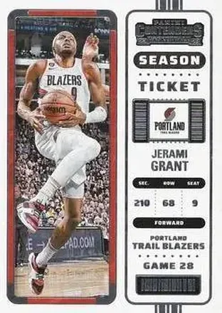 2022-23 Panini Contenders #93 - Jerami Grant - Portland Trail Blazers