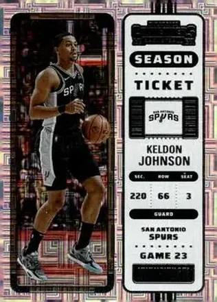 2022-23 Panini Contenders #97 - Keldon Johnson - San Antonio Spurs