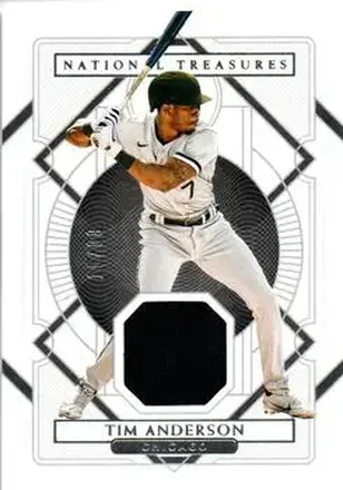 2021 Panini National Treasures #47 - Tim Anderson - Chicago White Sox