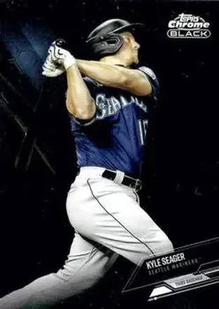 2021 Topps Chrome Black #36 - Kyle Seager - Seattle Mariners