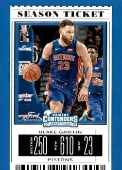 2019 Panini Contenders Draft Picks #4b Blake Griffin
