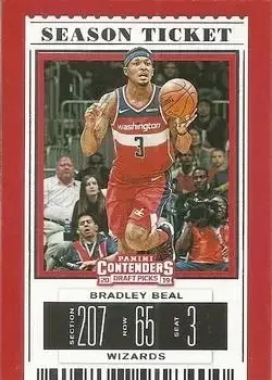 2019 Panini Contenders Draft Picks #5 Bradley Beal