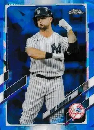 2021 Topps Chrome Sapphire Edition #81 - Brett Gardner - New York Yankees